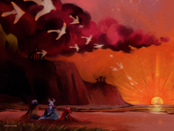 sanctuary&#39;s sunset